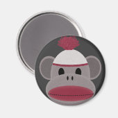 Sock Monkey Magneet (Voorkant / Achterkant)