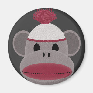 Sock Monkey Magneet