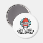 Sock Monkey Magneet (Voorkant / Achterkant)