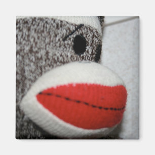 Sock Monkey Magnet Magneet