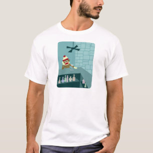 Sock Monkey Martini Bar T-shirt