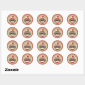 Sock Monkey merci pour le swing par autocollant ro (Feuille)