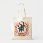 Sock Monkey Mom canvas tas (Voorkant)