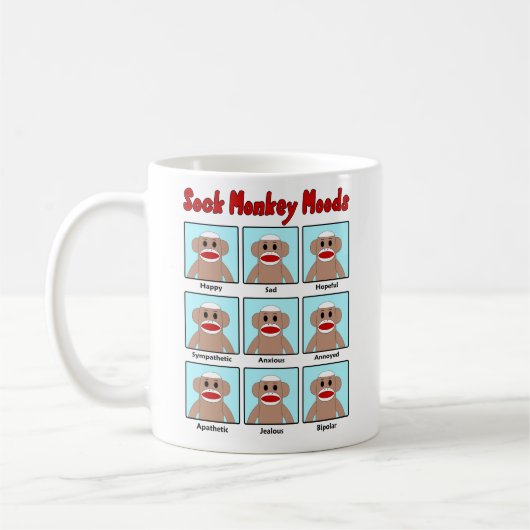 Sock Monkey Moods Mok (Links)