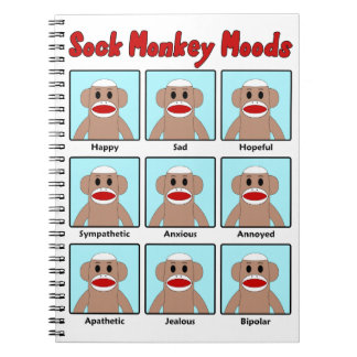 Sock Monkey Moods Notitieboek
