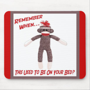 Sock Monkey Mousepad Muismat