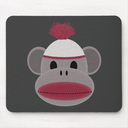 Sock Monkey Muismat (Voorkant)