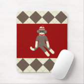 Sock Monkey-Muismat Muismat (Met muis)