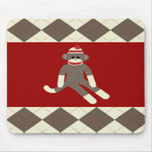 Sock Monkey-Muismat
