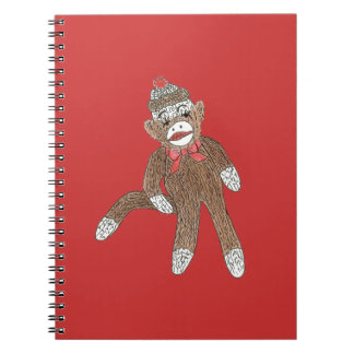 Sock Monkey-Notitieboek Notitieboek