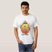 Sock Monkey Nummer 6 T-shirt (Voorkant volledig)