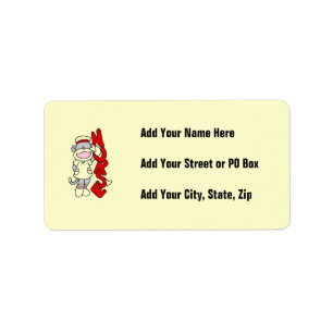 Sock Monkey Nurse T-shirts en geschenken Etiket
