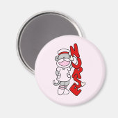 Sock Monkey Nurse T-shirts en geschenken Magneet (Voorkant / Achterkant)