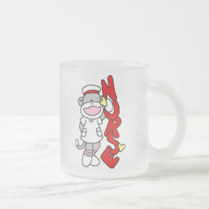 Sock Monkey Nurse T-shirts en geschenken Matglas Koffiemok