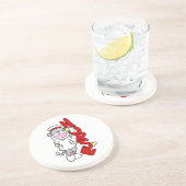 Sock Monkey Nurse T-shirts en geschenken Zandsteen Onderzetter (Zijkant)