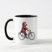 Sock Monkey op fiets Mok (Links)