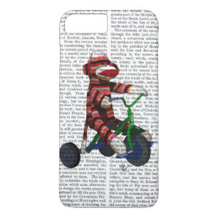 Sock Monkey op Tricycle iPhone 8 Plus / 7 Plus Hoesje