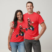 Sock Monkey op Tricycle T-shirt (Unisex)