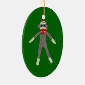 Sock Monkey Ornament (Rechts)
