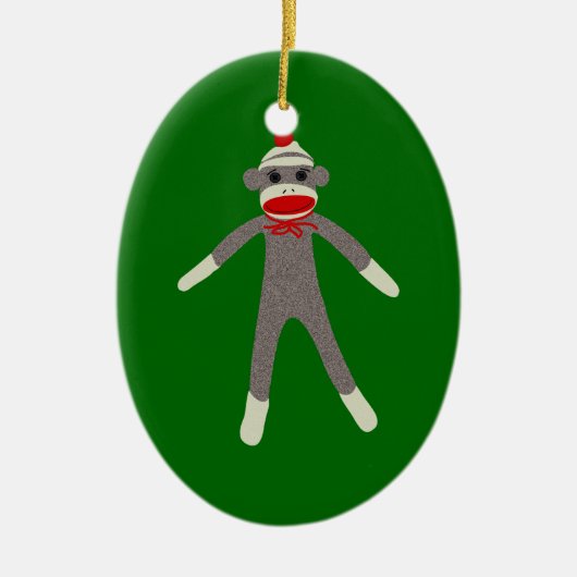 Sock Monkey Ornament (Voorkant)