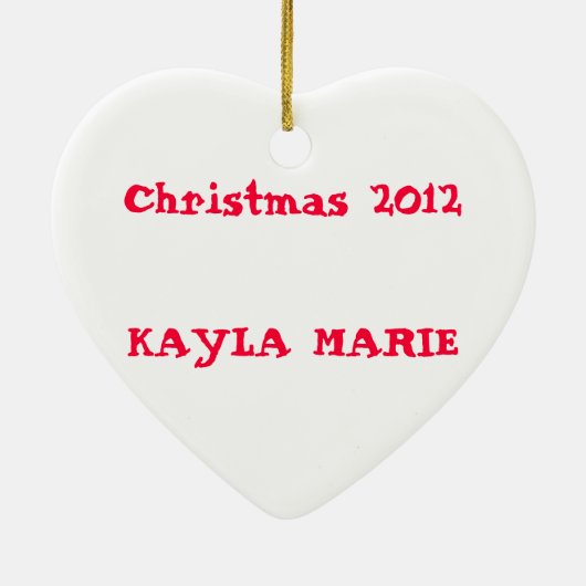 SOCK MONKEY ORNAMENT PERSONALISEERD (Achterkant)