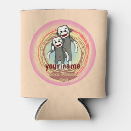 Sock Monkey papa Blikjeskoeler