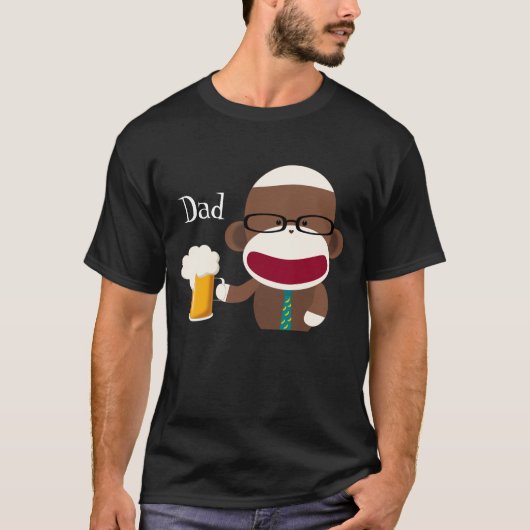 Sock Monkey Papa Shirt (Voorkant)