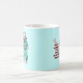 Sock Monkey personnalisé Nurse mug (Centre)