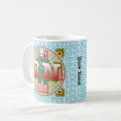 Sock Monkey personnalisé RN Nurse Mug (Devant gauche)