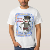Sock Monkey Police T-shirt (Voorkant)