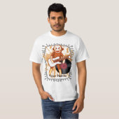 Sock Monkey Rock and Roll custom T-shirt (Voorkant volledig)