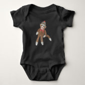 Sock Monkey Romper (Voorkant)