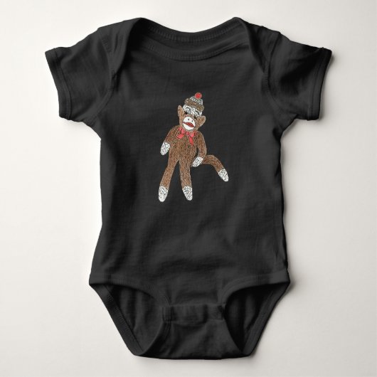 Sock Monkey Romper (Voorkant)