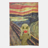 Sock Monkey-scherm Theedoek (Verticaal)