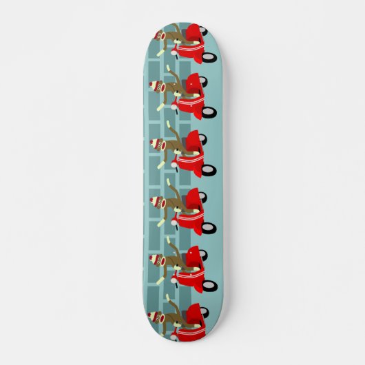 Sock Monkey Scooter Skateboard (Voorkant)