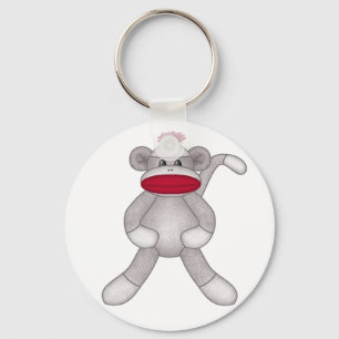 Sock Monkey Sleutelhanger