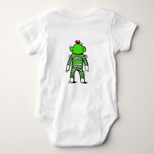 Sock Monkey Sock Monkey! Romper (Achterkant)