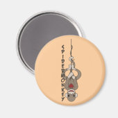 Sock Monkey Spider Monkey Magnet Locker Magneet (Voorkant / Achterkant)