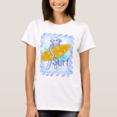 Sock Monkey Surfer T-Shirt (Voorkant)
