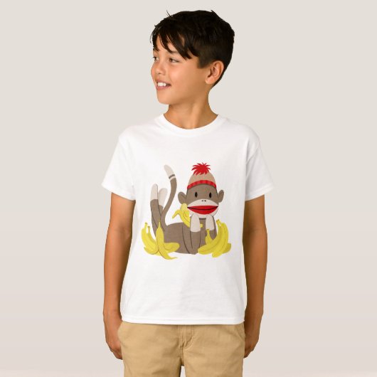 Sock Monkey T-shirt (Voorkant volledig)
