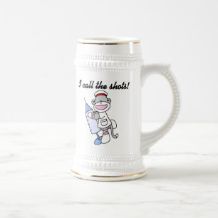 Sock Monkey verpleegster ik noem de showcadeautjes Bierpul