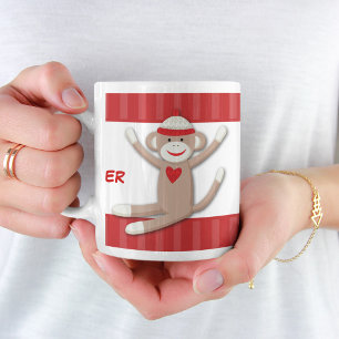 Sock Monkeys Personnalisé Café Mug