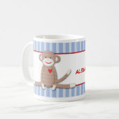 Sock Monkeys Personnalisé Café Mug (Devant gauche)