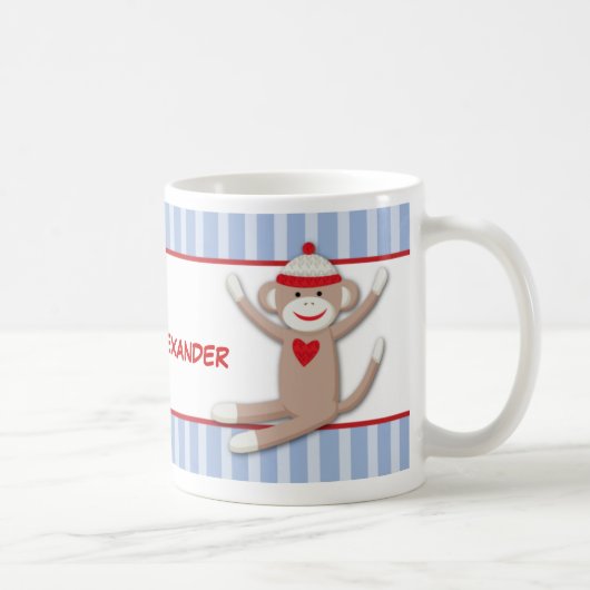 Sock Monkeys Personnalisé Café Mug (Droite)