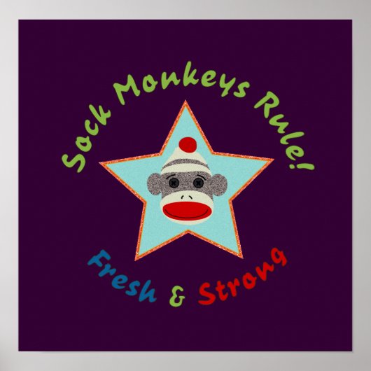 Sock Monkeys Rule! Poster (Voorkant)