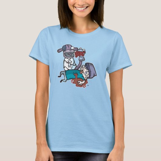 Sock Munky zonder hart T-shirt (Voorkant)