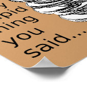 Sock Plein de Nickels Drôle Poster (Coin)