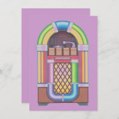 Sock Record Hop Dance Jukebox Med Paars (Voorkant / Achterkant)