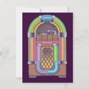  Sock Record Hop Dance Jukebox Paars