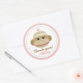 Sock Silly Monkey Girl Stickers Favonalized (Enveloppe)